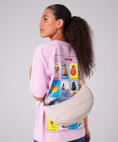 Quilted cross-body bag