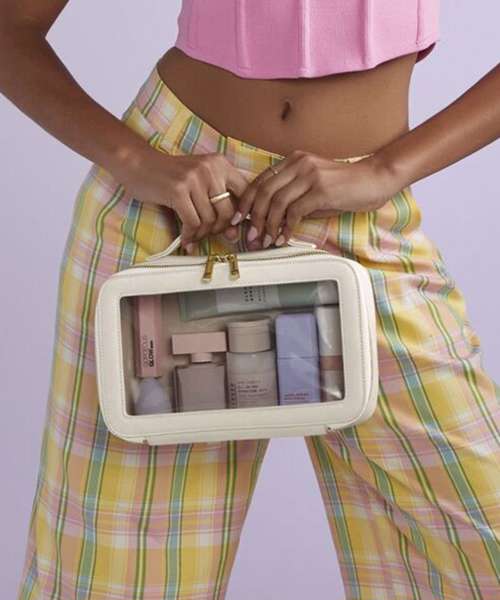 Boutique clear window travel case