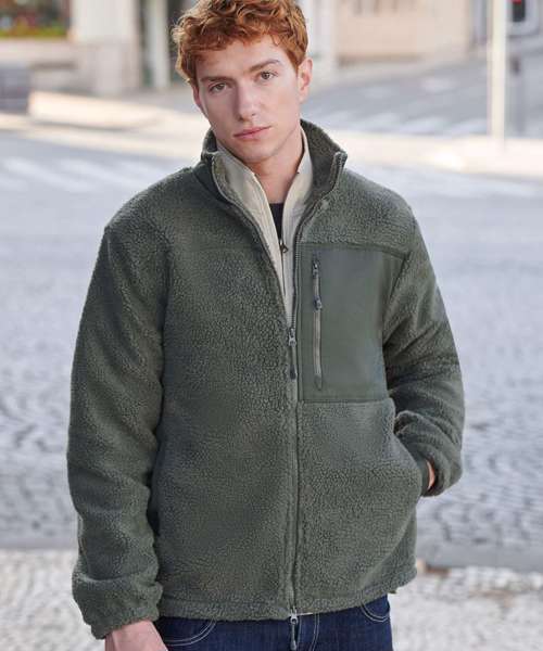 Recycled sherpa fleece