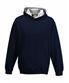 New French Navy/Heather Grey