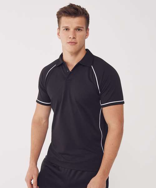 Piped performance polo