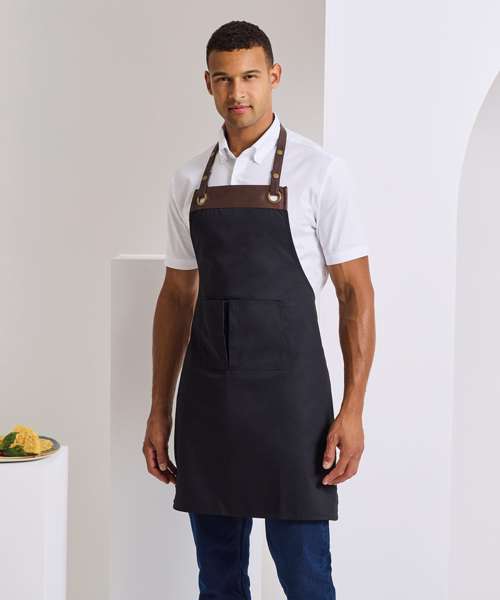 Espresso bib apron