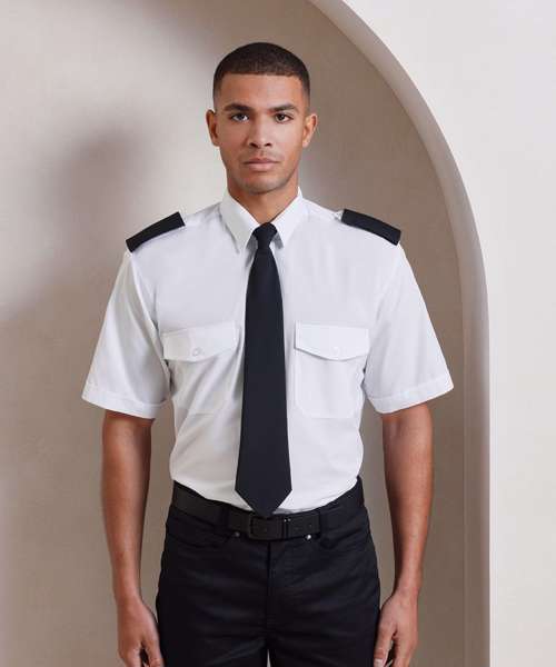 Short sleeve pilot shirt