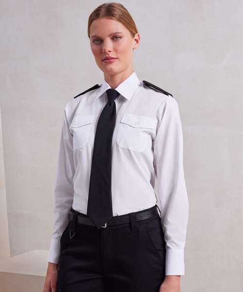 Women's long sleeve pilot shirt