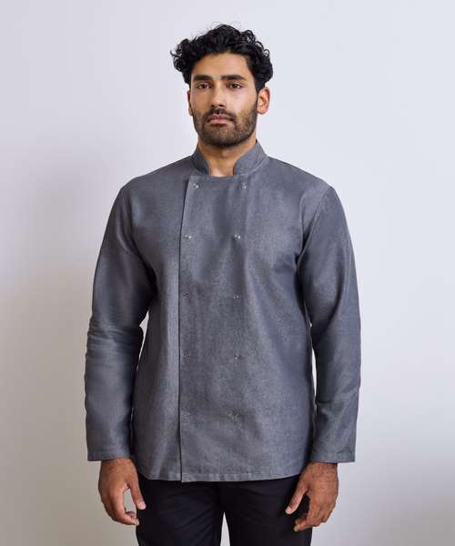 Denim chef's jacket