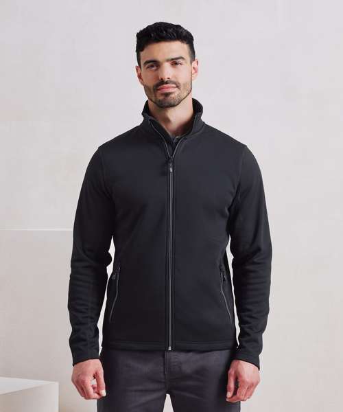 Men's spun dyed sustainable zip-through sweatshirt