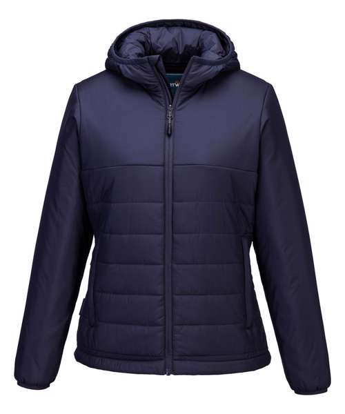 Women’s professional hooded insulated baffle jacket (S613)