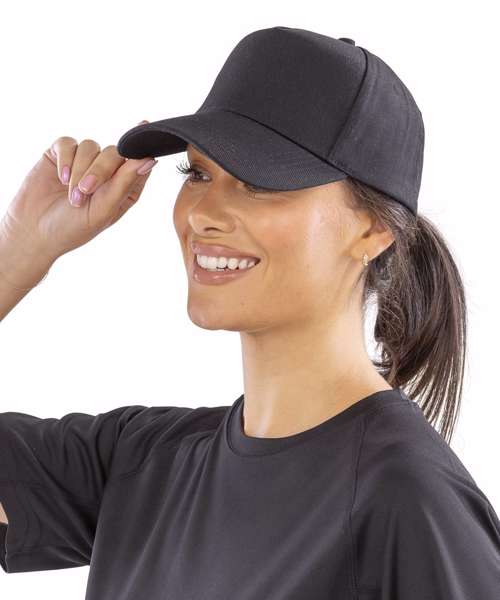 6-panel organic cotton cap