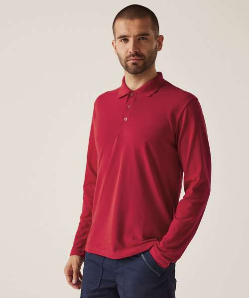 Pro 65/35 long sleeve polo