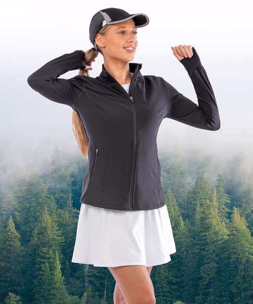 Spiro recycled women’s fitness jacket