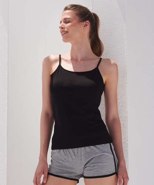 Women's feel-good stretch spaghetti vest